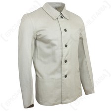 WW2 German HBT WORKERS JACKET All Sizes WW2 Repro Green Combat Tunic - Grey