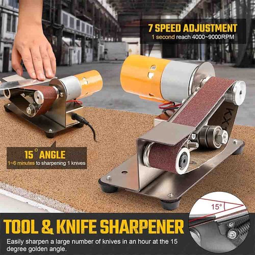 Mini electric belt sander - belt,