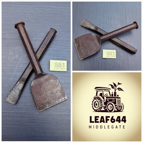 Stone mason chisels - 2x,