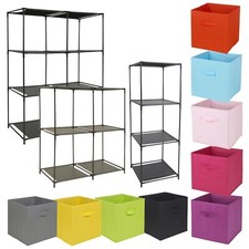 3 4 6 Cubed Storage Cupboard With Baskets Home Furniture Shelf Rack Unit Closet