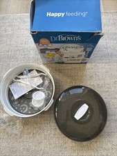 DR BROWN'S Options+ Deluxe Newborn Gift Microwave Steam Steriliser Wide Neck