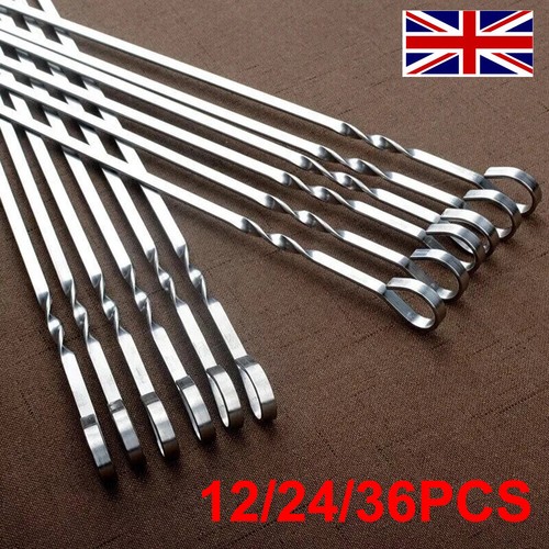 36pcs long metal kebab - 12/24/36pcs,