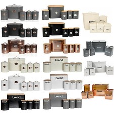 5pc Kitchen Set Bread Bin Tea