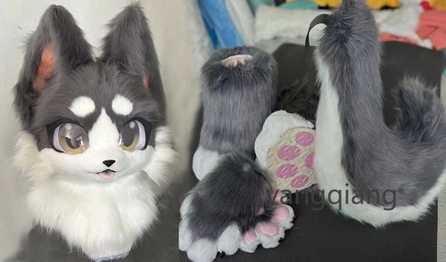 Fursuit long fur husky - fursuit,