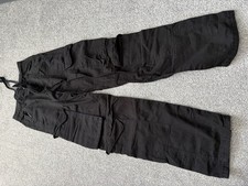 Bershka Black Cargo Trousers
