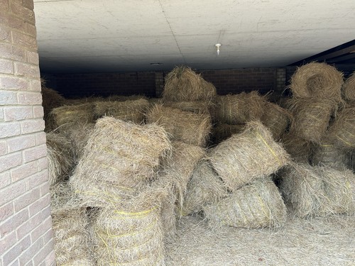 100 mini round - mini, hay
