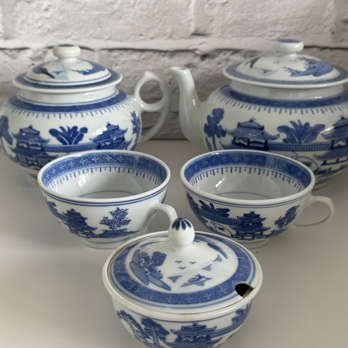 Vintage blue white porcelain - vintage,