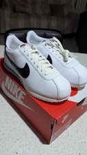 Nike Cortez Leather Trainers In White - Size UK 6.5 - New In Box