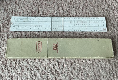 Vintage brl slide rule with - vintage,