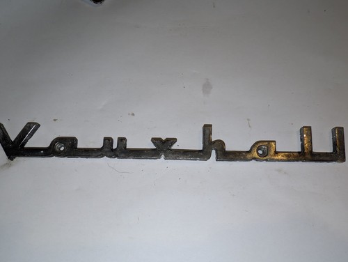 Metal vauxhall decal badge - vauxhall,