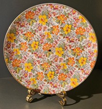 Weatherby Hanley Royal Falcon Ware Vintage Floral Chintz Cake Stand Plate