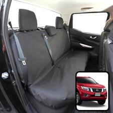 Nissan Navara NP300 2016+ Seat Covers Tailored Black Waterproof Rear Heavy Duty