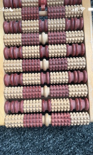 Wooden foot massager roller - foot,
