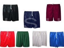 Unisex PE Shorts Boys Girls School Gym Football Shorts Sports Kids Adults sizes