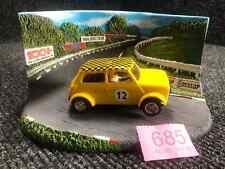 Vintage Scalextric Mini 1275 GT Yellow #12 - C.122 - 1:32 Slot Cars BT 685