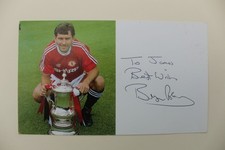 1990-92 Bryan Robson Signed