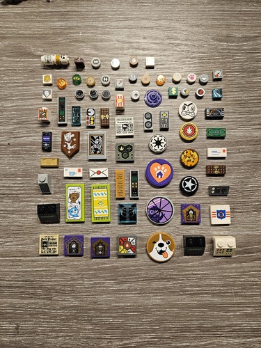 Lego printed tiles themed - printed,