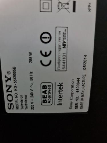 Sony 55x9005b breaking for - sony, kd-55x9005b
