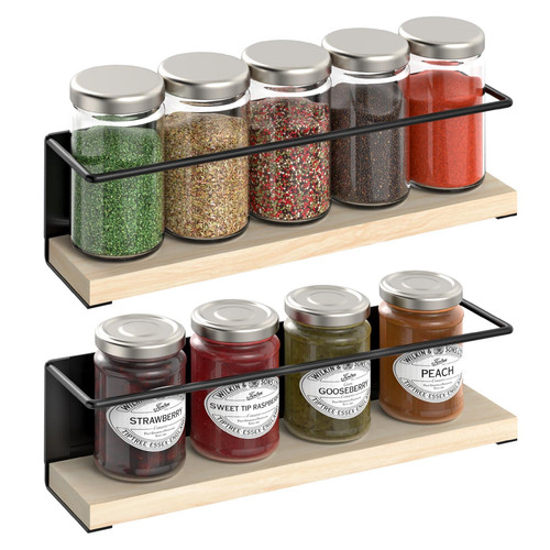 Magnetic spice rack drill - no,