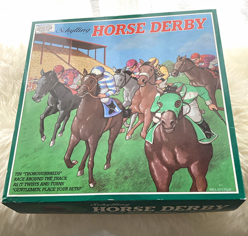 Schylling horse derby tin - schylling,