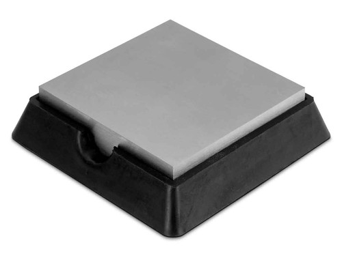 Steel bench block with rubber - with,