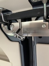 FIAT DUCATO ADDITIONAL REAR DOOR SECURITY LOCK BREAK IN PROTECTION KIT SILVER