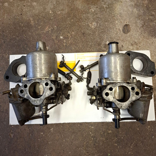 Vintage twin carburettors - twin,