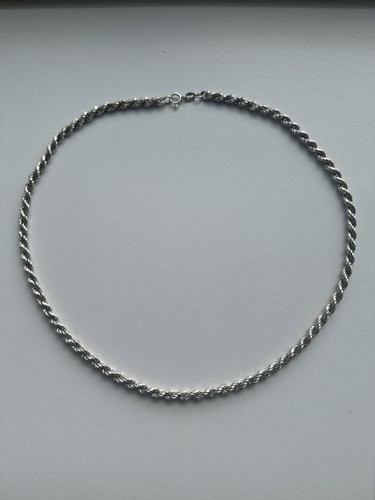 Sterling silver rope - silver,