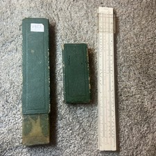 A W Faber Castell 1/92 Slide Rule in box from 1953 ruler vintage 