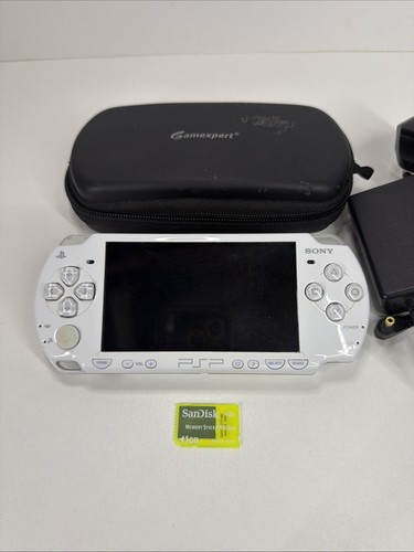 Sony psp white handheld - psp,