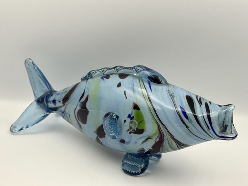 Vintage murano glass blue - vintage,
