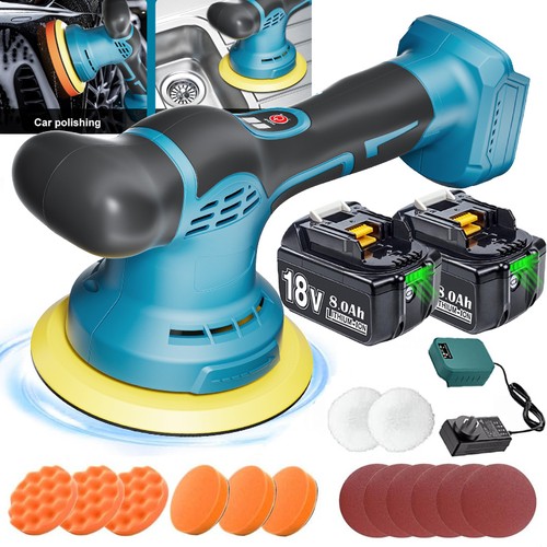 Cordless car polisher buffer - car,