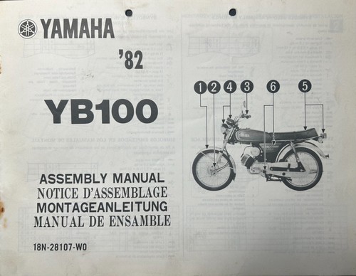Yamaha yb100 1982 genuine - yb100,