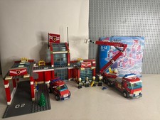LEGO City 7945 Fire Station | Complete Set w/ Minifigures | Instructions No Box