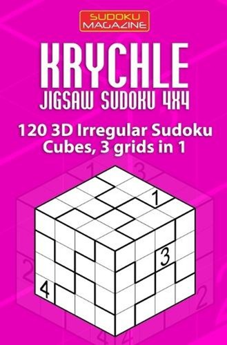 Krychle jigsaw sudoku 4x4 120 - sudoku,