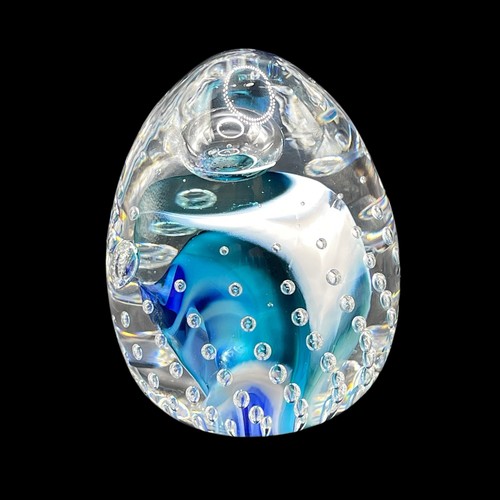 Studio art glass paperweight - art,