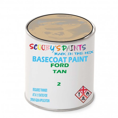 For ford tan - tan, basecoat