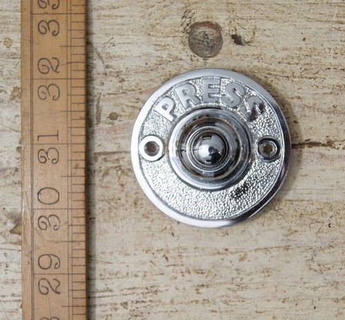 Round bright chrome door - bright,