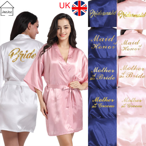 Bride bridesmaid robe - uk,