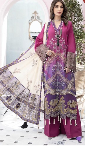 New lawn asian ready made - lawn,