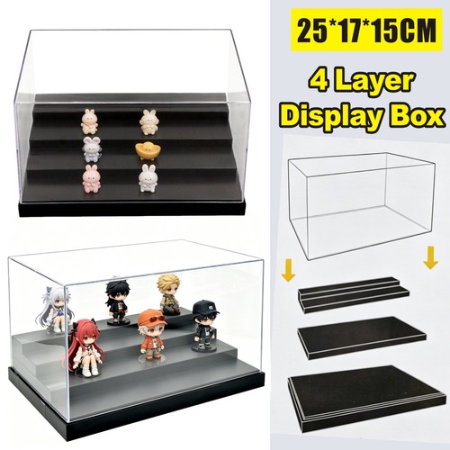 Step acrylic display case - step,