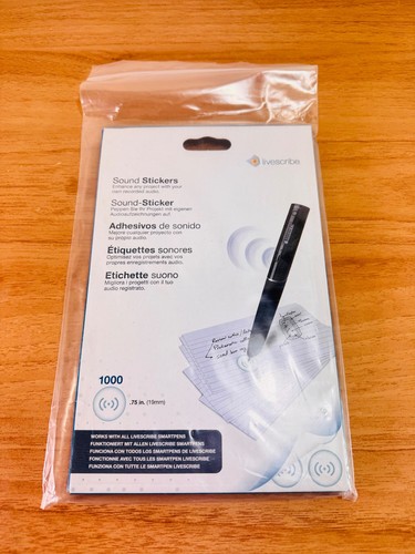 Livescribe sound stickers - livescribe,