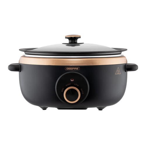 Geepas slow cooker 3 - 6.5l,
