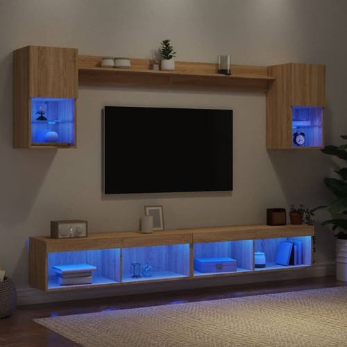 Wall units floating - tv,