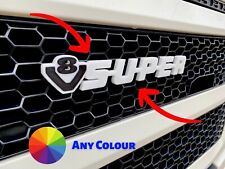 Scania V8 Super Grille grill Badge Logo Emblem