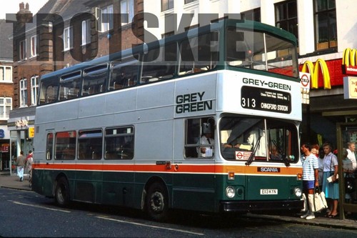 35mm slide grey green scania - slide,