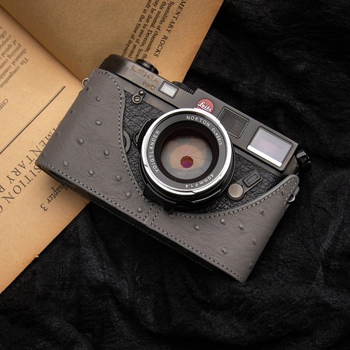 Handmade real leather - leather, half