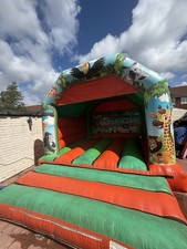 Inflateable Jungle Theme Bouncy Castle  12ftx15  Aj Leasure