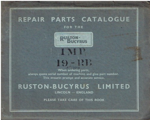 Ruston bucyrus excavator - ruston,