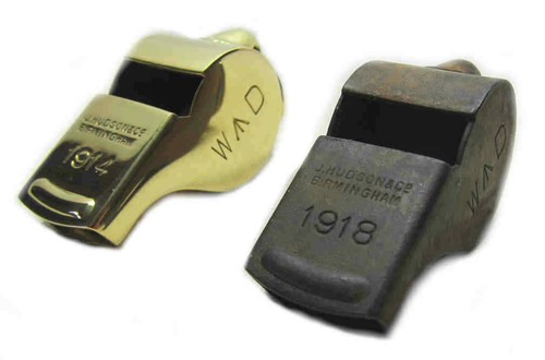 Ww1 british whistle brass - ww1,